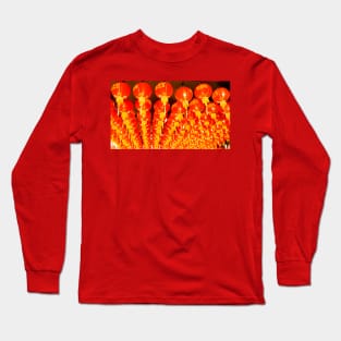 Red lantern roof decoration for Chinese New Year 2 Long Sleeve T-Shirt